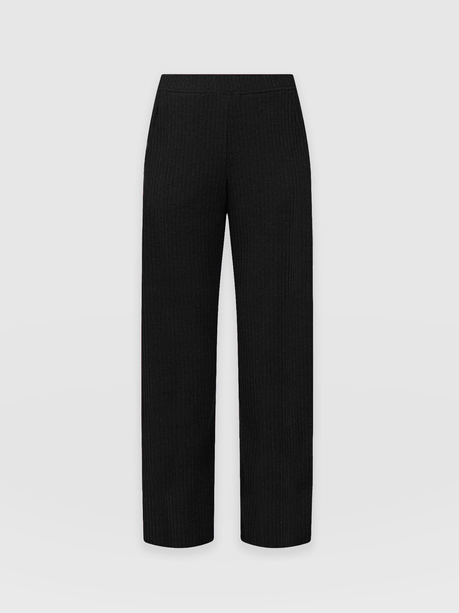 Apartment Pant Black Rib - Women's Pants | Saint + Sofia® USA